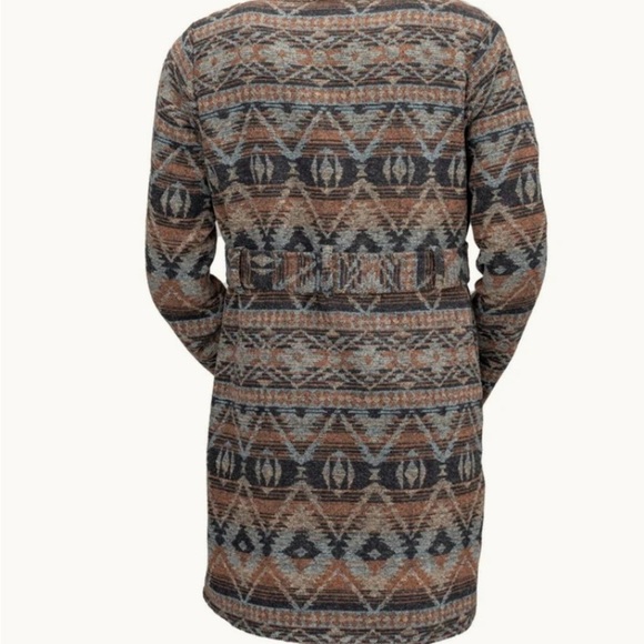 NWT Outback HELEN JACKET Cotton Brown Multi Matching Belt Western Aztec Sz Small - Picture 2 of 7